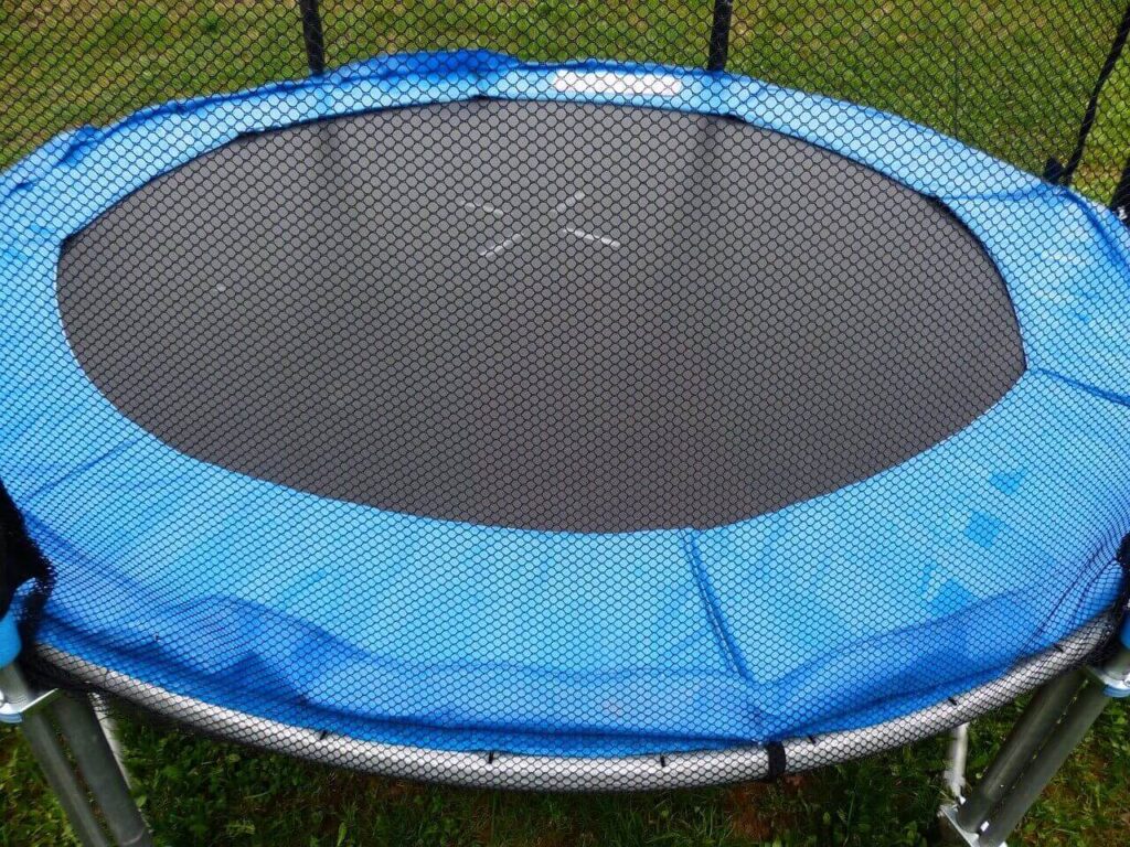 blue colour trampoline